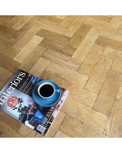 Reclaimed Oak parquet Bonham Carter House in London 