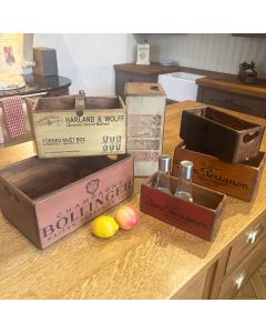Vintage display boxes 