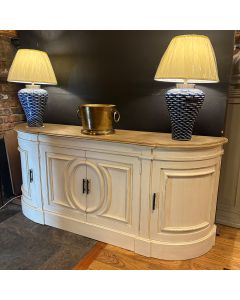 Colonial style limed washed side board