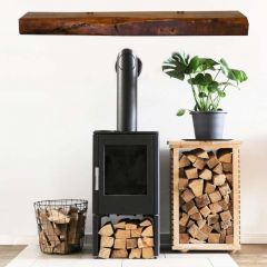 Reclaimed fireplace beam