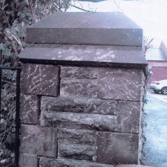 Original reclaimed sandstone pillars