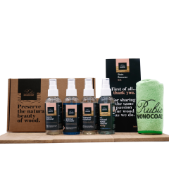 Wood flooring stain remover kit