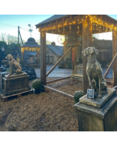 Hunting Hounds (Jacquemart) on Full Height Plinths 