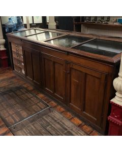 Late Victorian display cabinet