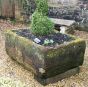 Sandstone trough planter 