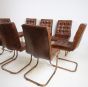 Leather dining chairs 