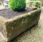 Sandstone trough planter 