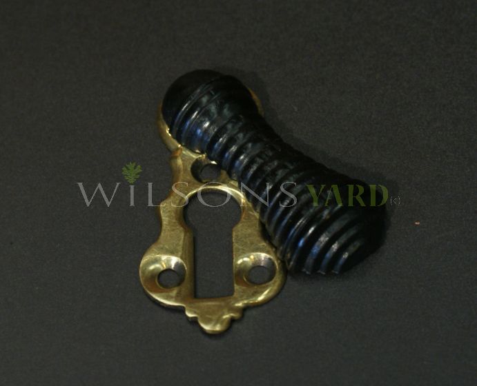 Ebonized Beehive Escutcheon Cover