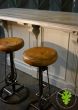 Reclaimed wooden counter island