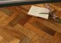 Reclaimed parquet wood block flooring 