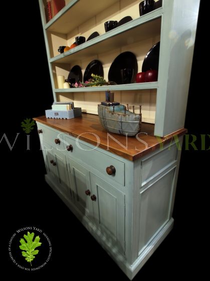 Open Plate Rack, Kitchen Dresser Top With Plate Rack