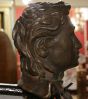 Decorative bronze bust 