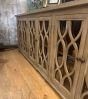 Beautiful wooden period style side board with glazed doors