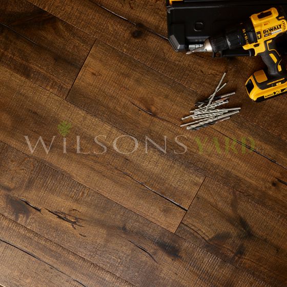 Pre-finished oak flooring 