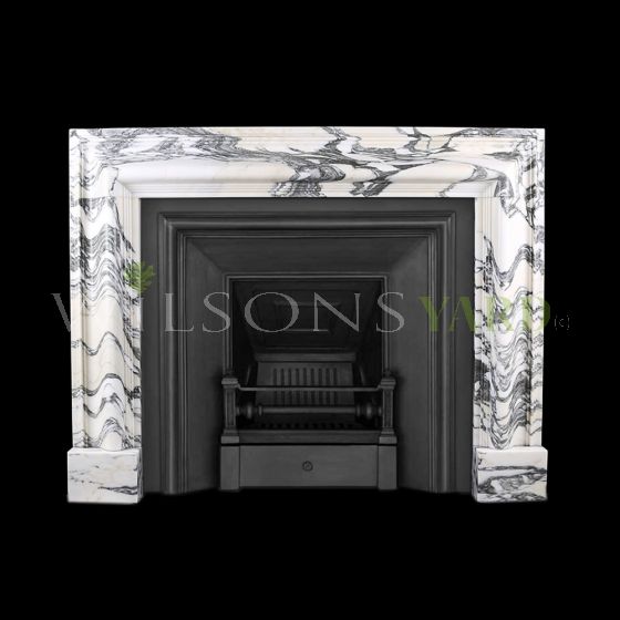 Antique marble fireplace