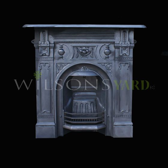 Antique cast iron fireplace Ireland 