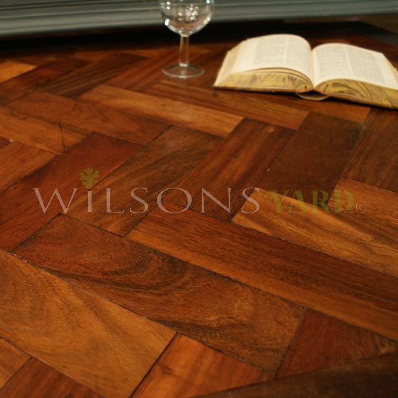 Reclaimed parquet flooring 