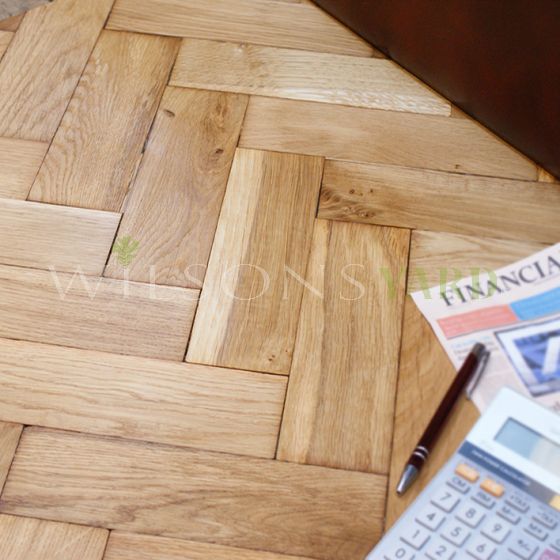 Reclaimed parquet flooring 