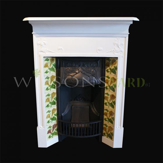 Cast iron fireplace 