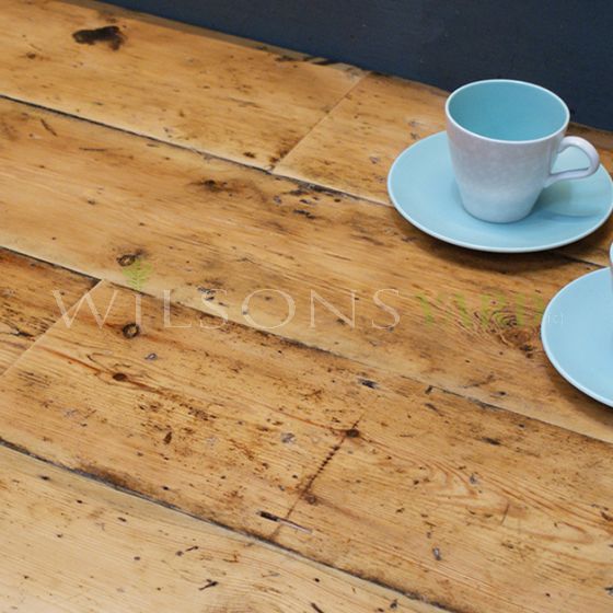 Reclaimed pine flooring 