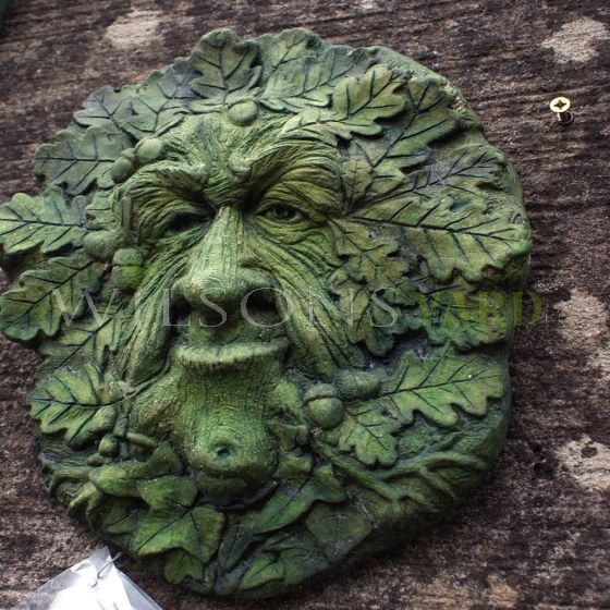 green man Oak king wall plaque