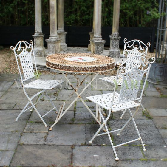 Vintage garden table and chair set