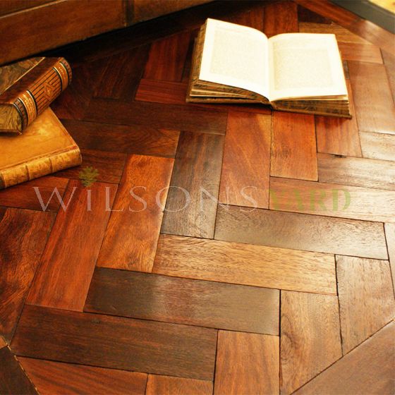 Reclaimed parquet flooring 