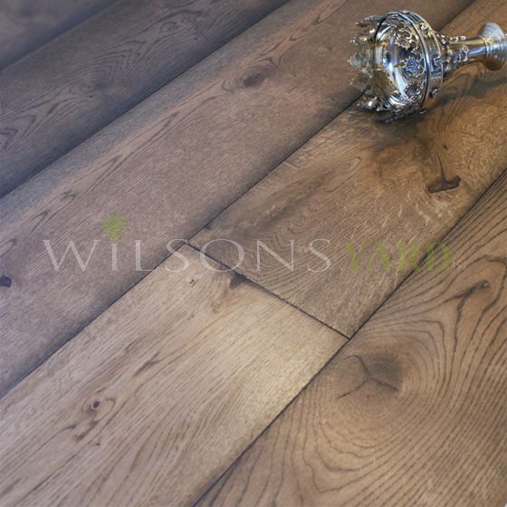 Period style engineered oak plank wood flooring 