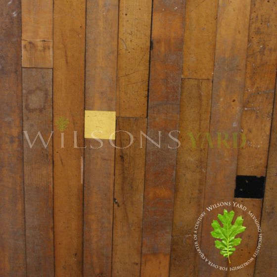 salvaged maple wall board
