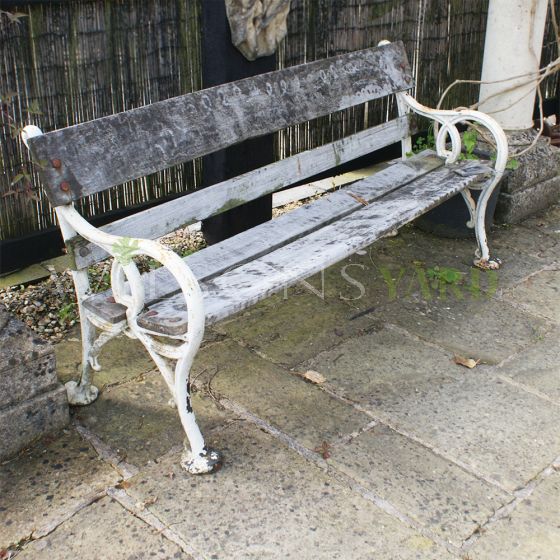 Vintage wooden bench 