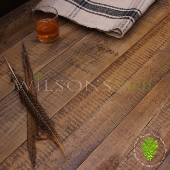 Reclaimed whiskey wooden flooring (Laquer)