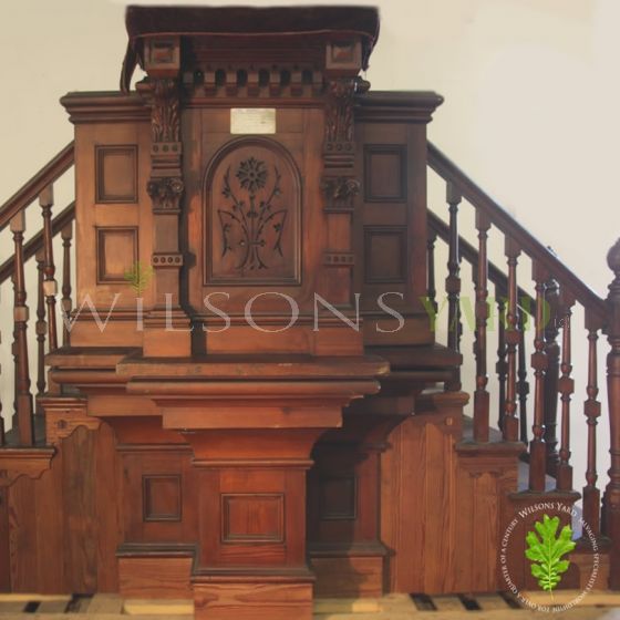 Antique Church pulpit 