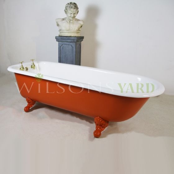 Victorian cast iron bath 
