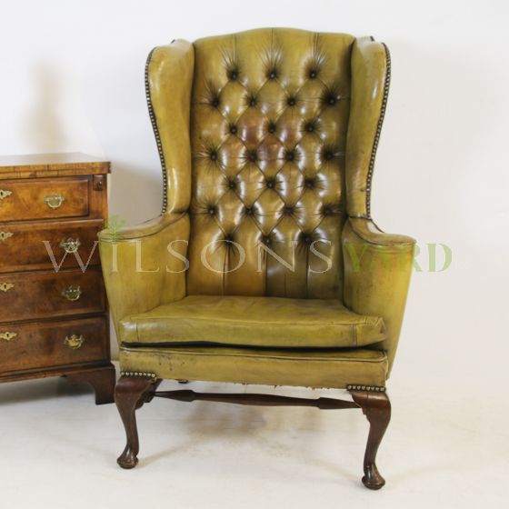 Vintage wing back chair 