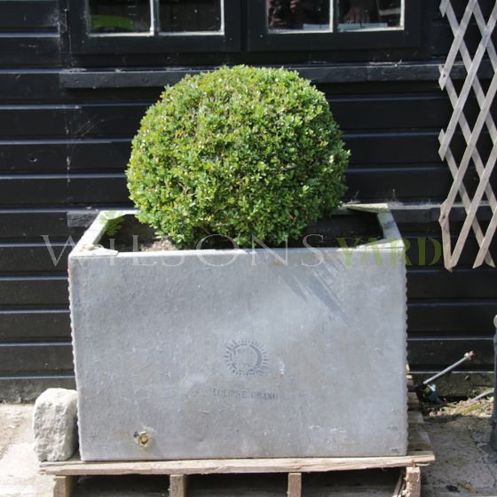 Galvanized garden planter - sold ref inv no.114832