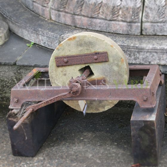 Antique mill wheel