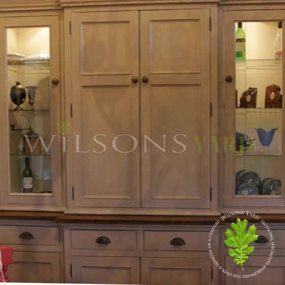 bespoke kitchen larder dispaly cabinet