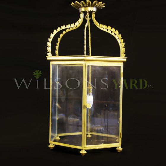 Large brass lantern 
