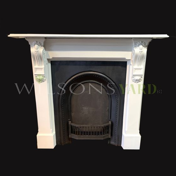 Victorian cast iron fireplace 