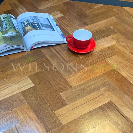 Reclaimed parquet flooring 