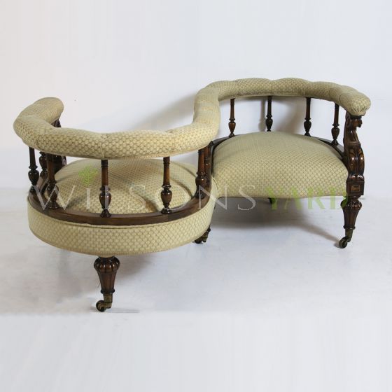 Antique double seat 