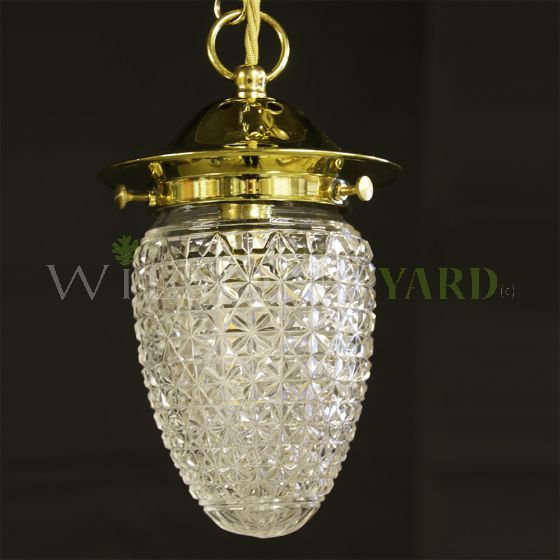 Vintage cut glass light 