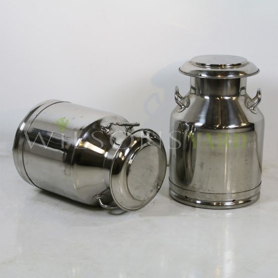 Vintage milk churns