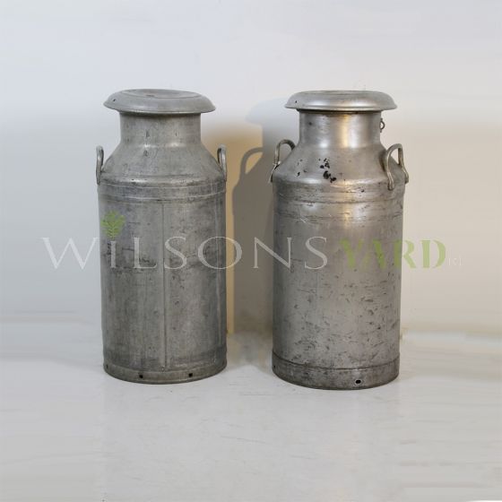 Vintage milk churns 