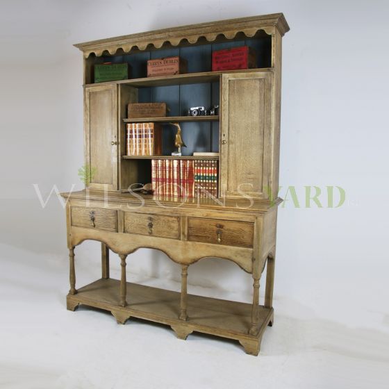Vintage wooden kitchen dresser 