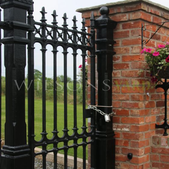 cast iron pedesterian gate