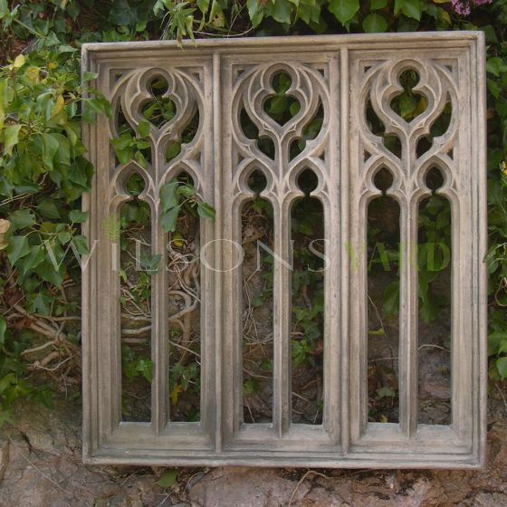 Small Decorative Triple Window 