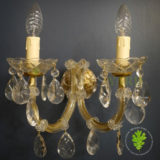 Vintage Maria Teresa wall lights