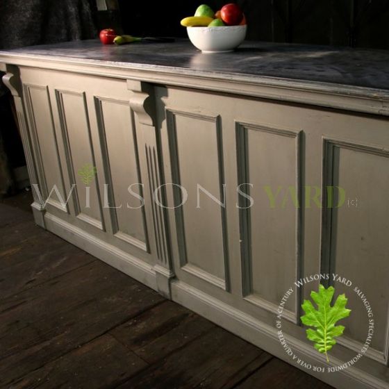 Restored Edwardian Zinc Top Counter