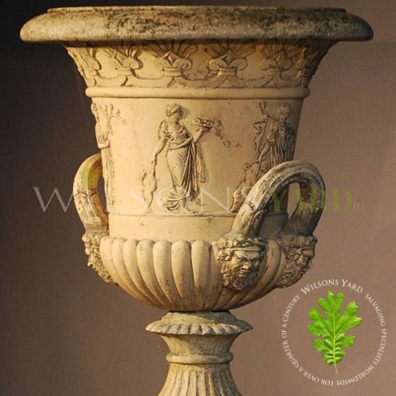 Wilsons Thomas Hope Urn on Regency Pedestal